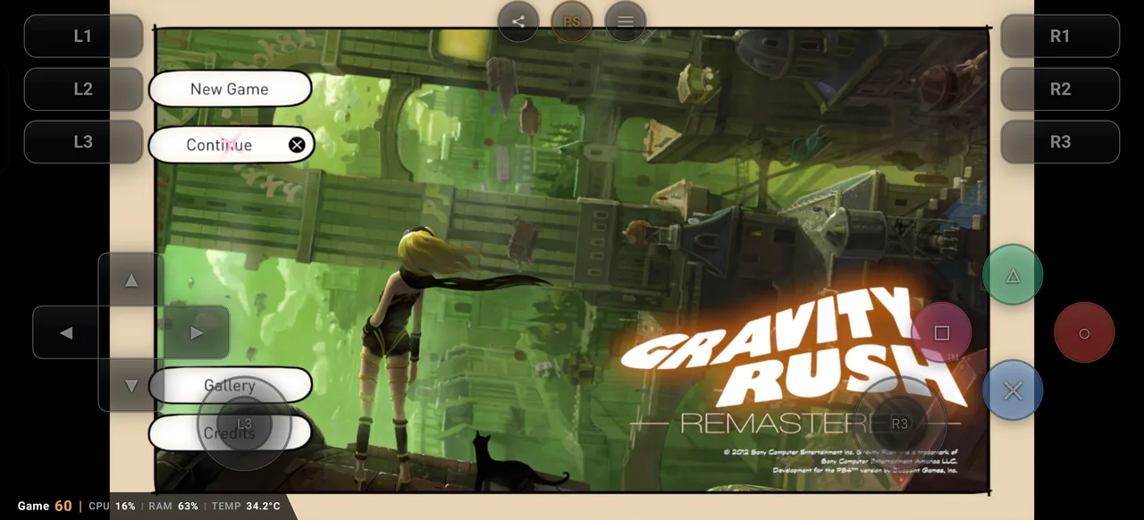 Gravity Rush™ Remastered compatibility screenshot